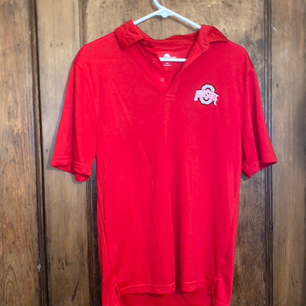 red office ohio state polo